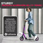 Lascoota Pulse Luxury Scooter - Purple - 2 Pack thumbnail 2