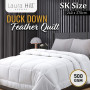 Laura Hill 500GSM Duck Down Feather Quilt Comforter Doona - Super King thumbnail 12