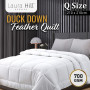 Laura Hill 700GSM Duck Down Feather Quilt Duvet Doona - Queen thumbnail 12