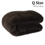 Laura Hill 500GSM Faux Mink Quilt Comforter Doona - Queen thumbnail 2
