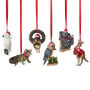 Christabelle Australian Animal Christmas Tree Decorations Set of 6 Hand-Painted Resin Ornaments Gift Box thumbnail 1
