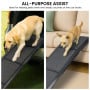 Furtastic Dog Pet Ramp Stairs Car Vehicle Folding Aluminium Cats Non-Slip Felt Safety thumbnail 8
