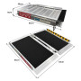 Kartrite Folding Aluminium Wheelchair Ramp 2FT Portable Mobility Access Ramp thumbnail 2
