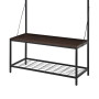 Sarantino 4-in-1 Hall Tree Entryway Coat Rack Hall Stand thumbnail 4