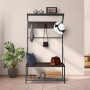 Sarantino 4-in-1 Hall Tree Entryway Coat Rack Hall Stand thumbnail 10
