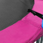 08ft Trampoline Replacement Safety Pad and Net Round 6 Poles Pink thumbnail 2