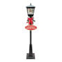 Christabelle 1.8m Christmas Lamp Post Outdoor Display Decoration LED Lights Front Yard Lawn Statue Ornament Black thumbnail 1