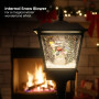 Christabelle Christmas Lamp Post with Snow Lights & Music- Black Snowman 180cm thumbnail 4