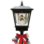 Christabelle Christmas Lamp Post with Snow Lights & Music- Black Snowman 180cm thumbnail 5