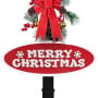 Christabelle 1.8m Christmas Lamp Post Outdoor Display Decoration LED Lights Front Yard Lawn Statue Ornament Black thumbnail 7