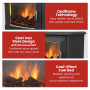 Dimplex 2kW Riley Portable Electric Fire Stove thumbnail 5