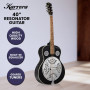 Karrera 40in Resonator Guitar - Black thumbnail 7