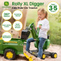 John Deere Rolly Digger XL Ride-On Excavator Childrens Toy with 360 degree Rotation, Work Scoop & Levers All-Terrain 3+ thumbnail 9