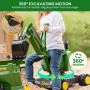 John Deere Rolly Digger XL Ride-On Excavator Childrens Toy with 360 degree Rotation, Work Scoop & Levers All-Terrain 3+ thumbnail 4
