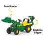 John Deere Rolly Kids  Ride On Tractor with Loader & Digger RT811076 thumbnail 3