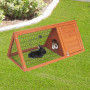 Little Buddies Wooden Triangle Rabbit Animal Hutch - 98cm thumbnail 10