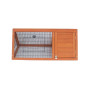 Little Buddies Wooden Triangle Rabbit Animal Hutch - 98cm thumbnail 1