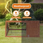 Little Buddies Wooden Triangle Rabbit Animal Hutch - 98cm thumbnail 7