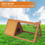 Little Buddies Wooden Triangle Rabbit Animal Hutch - 98cm thumbnail 9