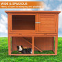 Little Buddies 2-Storey Wooden Pet Rabbit Hutch thumbnail 8