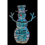 Christabelle 1.2m Christmas Snowman Indoor Outdoor Display Decoration LED Lights Front Yard Lawn Statue Ornament thumbnail 3