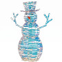 Christabelle 1.2m Christmas Snowman Indoor Outdoor Display Decoration LED Lights Front Yard Lawn Statue Ornament thumbnail 1