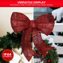Christmas Display Bow with Lights -  87cm thumbnail 6