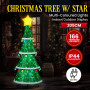 Indoor/Outdoor Tiered Christmas Tree with Lights - 205cm thumbnail 1