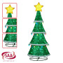 Indoor/Outdoor Tiered Christmas Tree with Lights - 205cm thumbnail 5