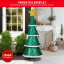 Indoor/Outdoor Tiered Christmas Tree with Lights - 205cm thumbnail 6