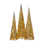 Christabelle 3pc Christmas Tree Indoor Outdoor Display Decoration LED Lights Front Yard Lawn Statue Ornament thumbnail 2