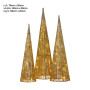 Christabelle 3pc Christmas Tree Indoor Outdoor Display Decoration LED Lights Front Yard Lawn Statue Ornament thumbnail 3