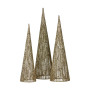 Christabelle 3pc Christmas Tree Indoor Outdoor Display Decoration LED Lights Front Yard Lawn Statue Ornament thumbnail 5