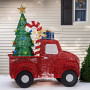 Christabelle 1.4m Christmas Tree Truck Indoor Outdoor Display Decoration LED Lights Front Yard Lawn Statue Ornament thumbnail 6