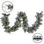 274cm Snowy Crown Pine Pre-Lit Multicolour Christmas Garland thumbnail 5