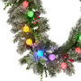 274cm Snowy Crown Pine Pre-Lit Multicolour Christmas Garland thumbnail 6