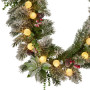 274cm Snowy Crown Pine Pre-Lit Multicolour Christmas Garland thumbnail 7