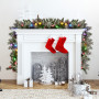 274cm Snowy Crown Pine Pre-Lit Multicolour Christmas Garland thumbnail 10
