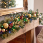 Christabelle 2.74m Deluxe Mountain Pine Christmas Garland Pre Lit Multi Function LED Timer Indoor Festive Holiday Decor thumbnail 6