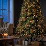 Christabelle 2.3m 7.5ft Deluxe Mountain Pine Christmas Tree Pre Lit Multi Function LED Artificial Indoor Xmas Decor Home thumbnail 6