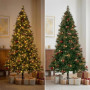Christabelle 2.3m 7.5ft Deluxe Mountain Pine Christmas Tree Pre Lit Multi Function LED Artificial Indoor Xmas Decor Home thumbnail 9