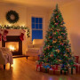 Christabelle 2.3m 7.5ft Deluxe Mountain Pine Christmas Tree Pre Lit Multi Function LED Artificial Indoor Xmas Decor Home thumbnail 11