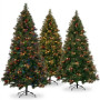Christabelle 2.3m 7.5ft Deluxe Mountain Pine Christmas Tree Pre Lit Multi Function LED Artificial Indoor Xmas Decor Home thumbnail 4