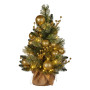 Christabelle 61cm Battery-Operated Christmas Tree Warm Lights LED Table Top Gold thumbnail 2
