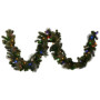 Christabelle 2.7m Christmas Garland with LED Lights Glittery Gold Pine Mantle Decoration Ornament thumbnail 1