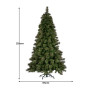 Christabelle 7.5ft Christmas Tree Glittery Gold Pine 650 LED Multi-functional Lights Xmas Decor thumbnail 3