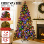 Christabelle 9ft Christmas Tree Glittery Gold Pine Needles 850 LED Multi-Functional Lights Xmas Decor thumbnail 1