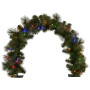 Christabelle 60cm Tabletop Christmas Archway Garland with LED Lights Gold Mantle Decoration Ornament thumbnail 2