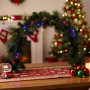 Christabelle 60cm Tabletop Christmas Archway Garland with LED Lights Gold Mantle Decoration Ornament thumbnail 7