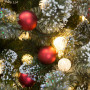 Snowy Bristle 2.7m Multicolour Pre-Lit Christmas Tree with 2870 Tips thumbnail 7